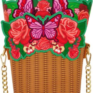 Loungefly Flower Basket Figural Crossbody