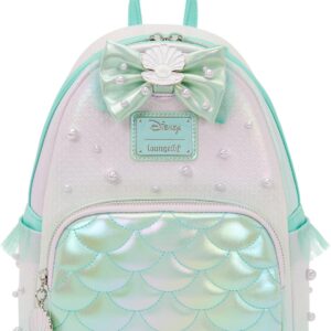 Loungefly The Little Mermaid Iridescent Pearl Mini Backpack