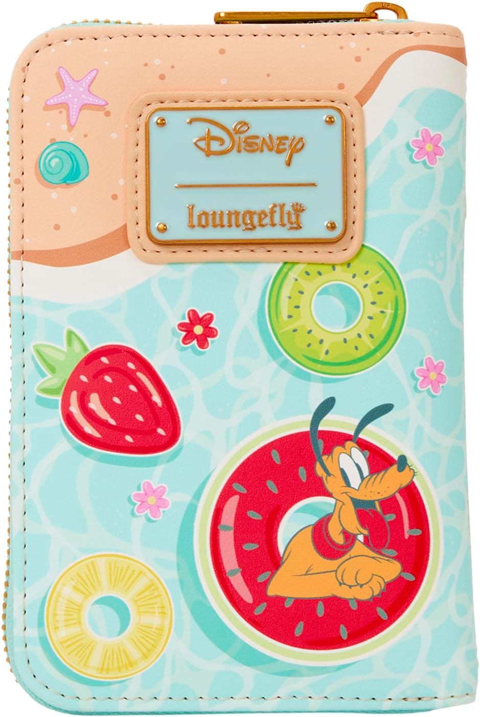Loungefly Disney: Mickey and Minnie - Beach Fun - Zip Around Wallet with 4 Card Slots - Great for Kids & Adults - Collectible Wallets - Image 3