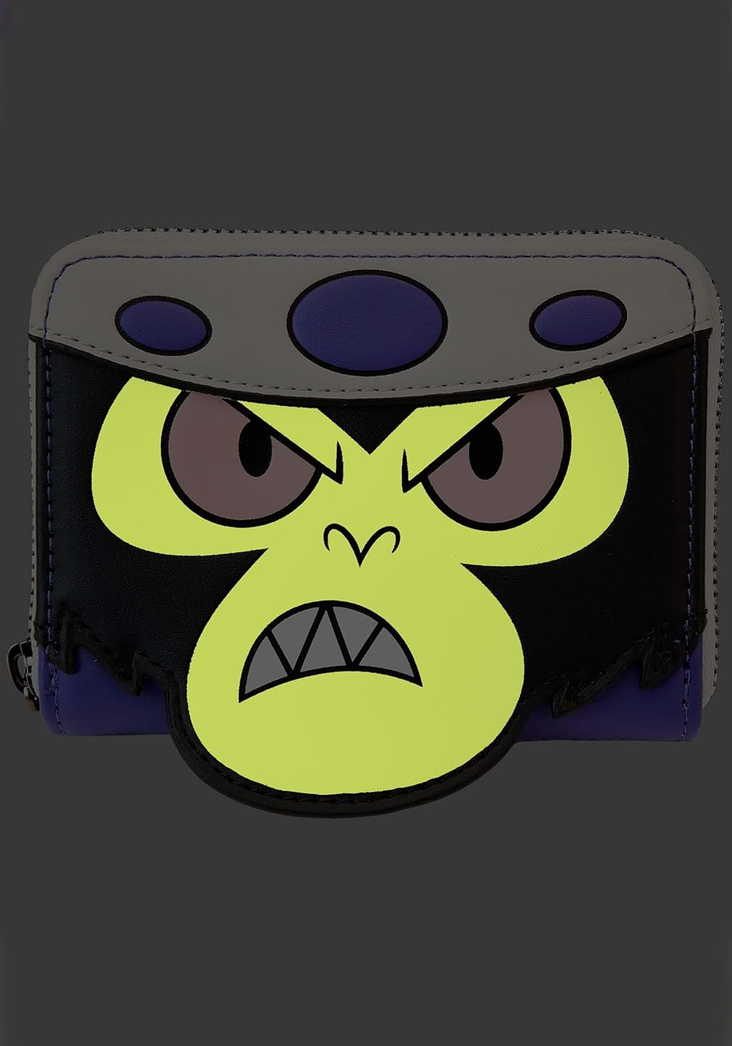 Loungefly Powerpuff Girls Mojo Jojo Glow Zip Around Wallet - Image 2