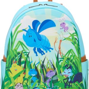 Loungefly Disney Pixar A Bug's Life Group Mini Backpack BROWN NONE