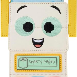 Loungefly Disney: Pixar - Toy Story 5 - Smarty Pants - Embroidered Smarty Pants Card Holder - 4 Card Slots with a Zippered Compartment – Gift for Kids & Adults – Collectible Wallets