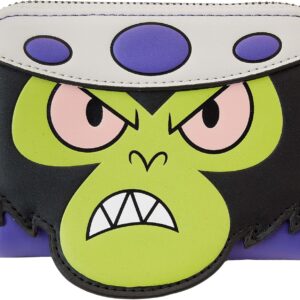 Loungefly Powerpuff Girls Mojo Jojo Glow Cosplay Zip Around Wallet