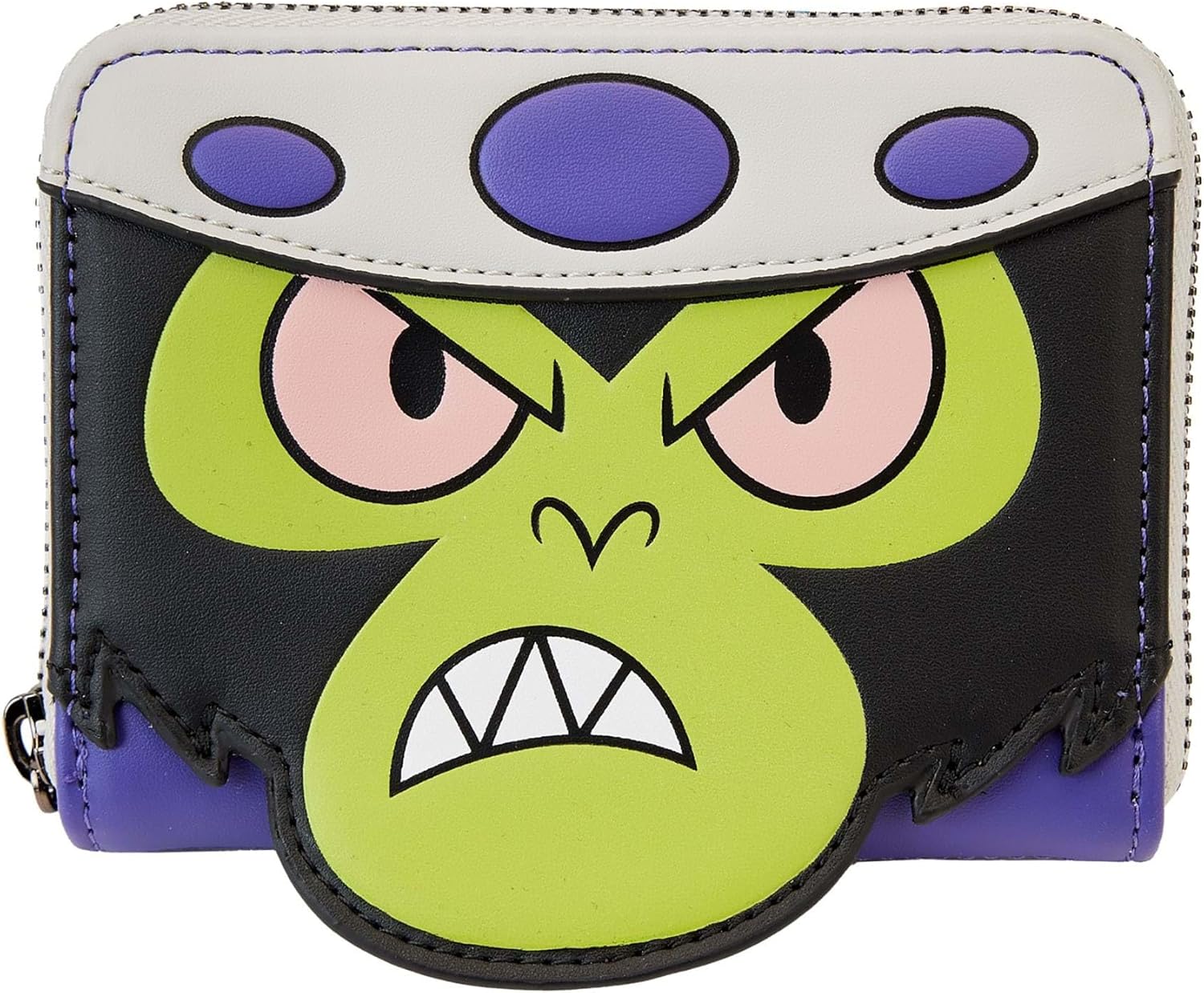 Loungefly Powerpuff Girls Mojo Jojo Glow Cosplay Zip Around Wallet