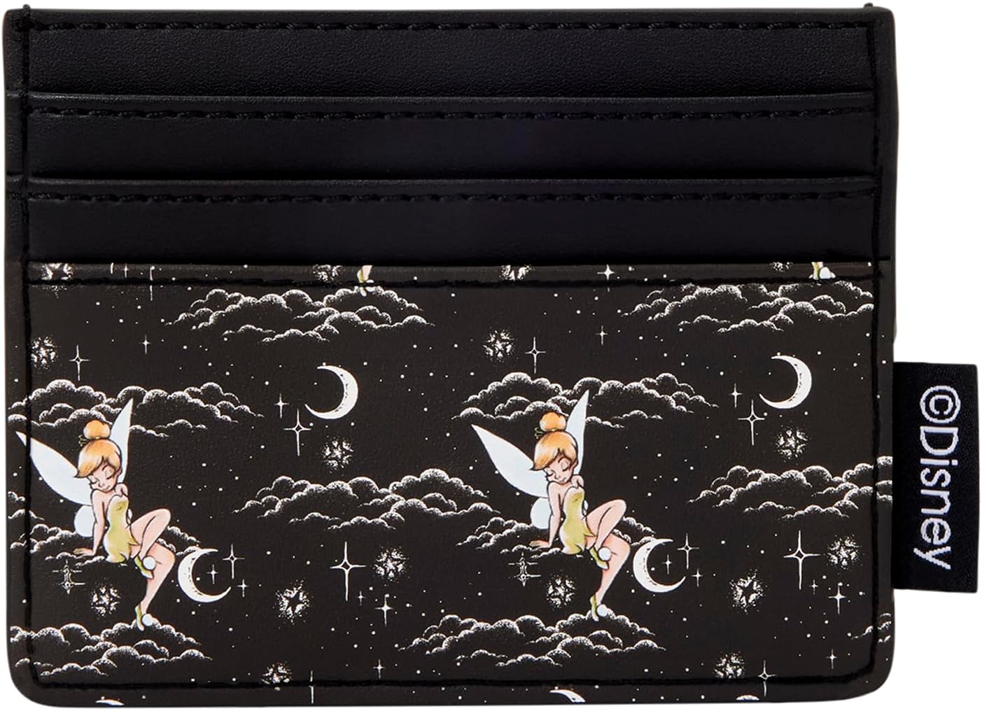 Loungefly Disney: Tinker Bell - Pixie Dust - Night Sky Card Holder with 3 Card Slots - Great for Kids & Adults - Collectible Wallets - Image 3