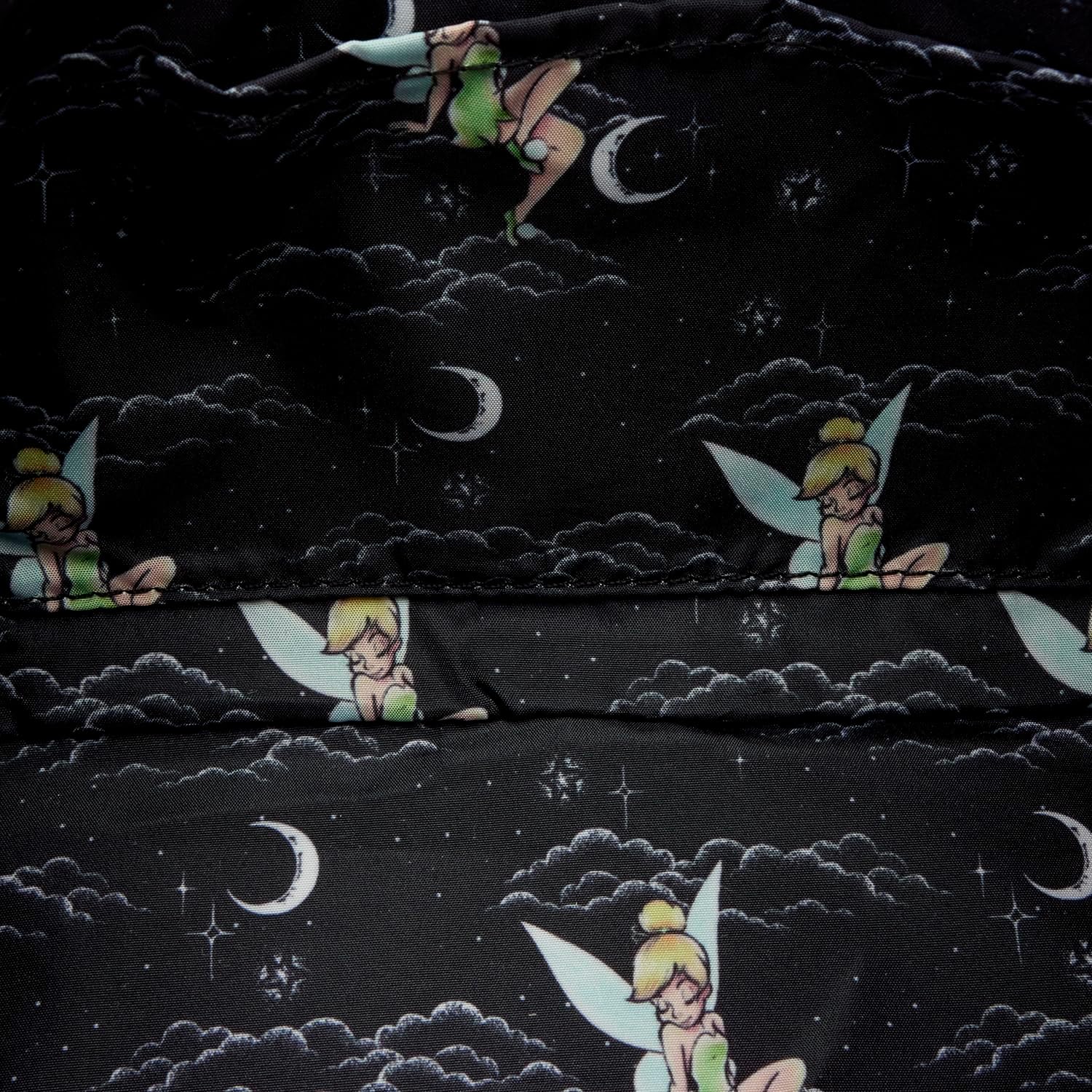 Loungefly Disney: Tinker Bell - Pixie Dust - Gold Foil Crossbody Bag - Great for Kids & Adults - Collectible Bags - Image 3