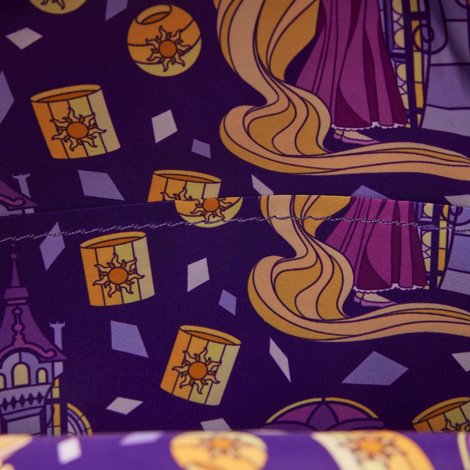 Loungefly Disney Stained Glass: Rapunzel Mini-Backpack, Amazon Exclusive - Image 4