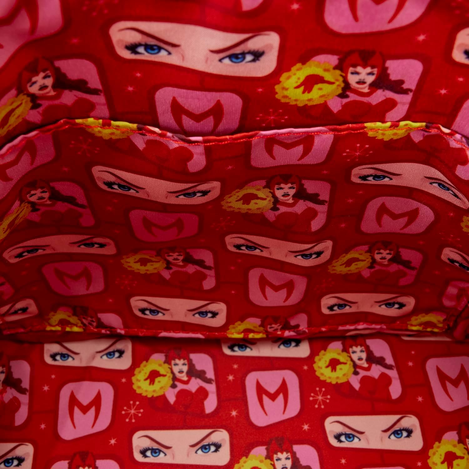 Loungefly Marvel: Scarlet Witch - Wanda - Crossbody Bag with Adjustable Jacquard Strap - Collectible Bags - Image 4
