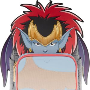 Loungefly Disney: Gargoyles - Demona - Cosplay Mini Backpack with 3D Molded Zipper Charm - Great for Kids & Adults - Collectible Bags