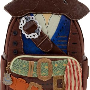 Loungefly Disney: Jack Sparrow - Pirates of the Caribbean - Cosplay Mini Backpack - Great for Kids & Adults - Collectible Bags