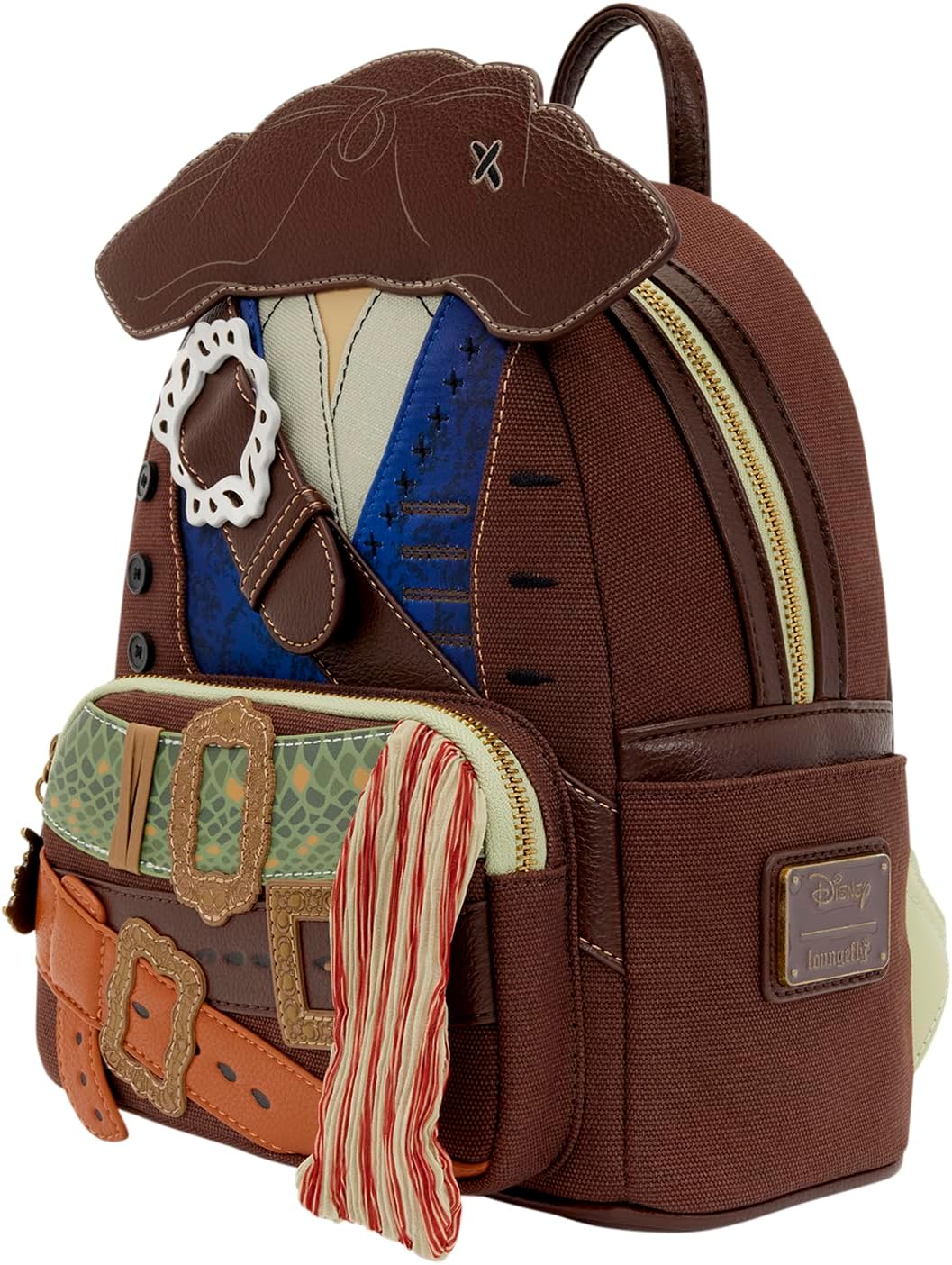 Loungefly Disney: Jack Sparrow - Pirates of the Caribbean - Mini Backpack - Great for Kids & Adults - Collectible Bags - Image 2