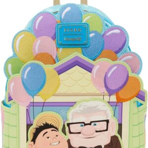 Loungefly Disney Pixar Up Carl & Russell Balloon House Figural Mini Backpack MULTI NONE