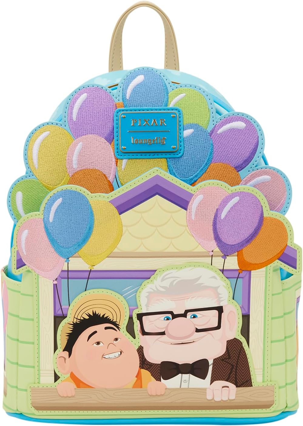 Loungefly Disney: Pixar - Up - Dug - Carl & Russell - Embroidered Mini Backpack - Great for Kids & Adults - Collectible Bags