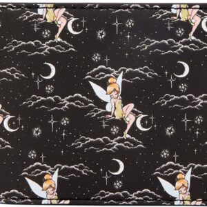 Loungefly Disney: Tinker Bell - Pixie Dust - Night Sky Card Holder with 3 Card Slots - Great for Kids & Adults - Collectible Wallets