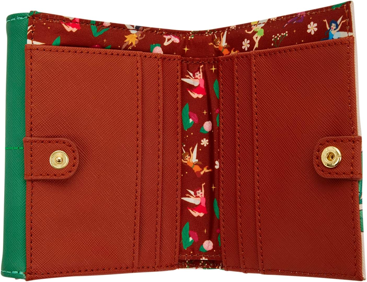 Loungefly Disney: Fairies - Faith, Trust, and Pixie Dust - Bifold Wallet with 6 Card Slots - Collectible Wallets - Image 4
