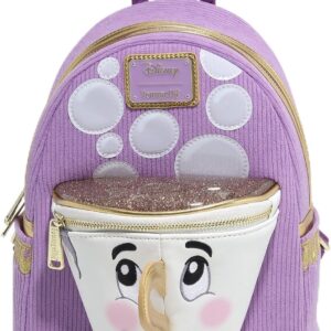 Loungefly Disney Beauty and the Beast Chip Figural Corduroy Mini Backpack — BoxLunch Exclusive MULTI NONE