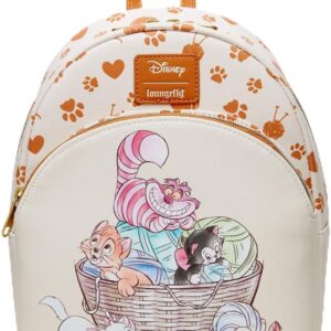 Loungefly Disney Cats Yarn Mini Backpack BROWN LIGHT BROWN NONE
