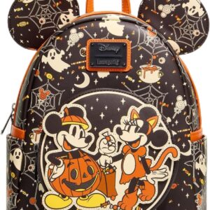Loungefly Disney Mickey & Minnie Halloween Costumes Glow-in-the-Dark Mini Backpack - BoxLunch Exclusive MULTI NONE