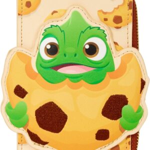 Loungefly Disney: Tangled - Pascal with Cookie - Zip Around Card Holder - 4 Card Slots - Collectible Wallets