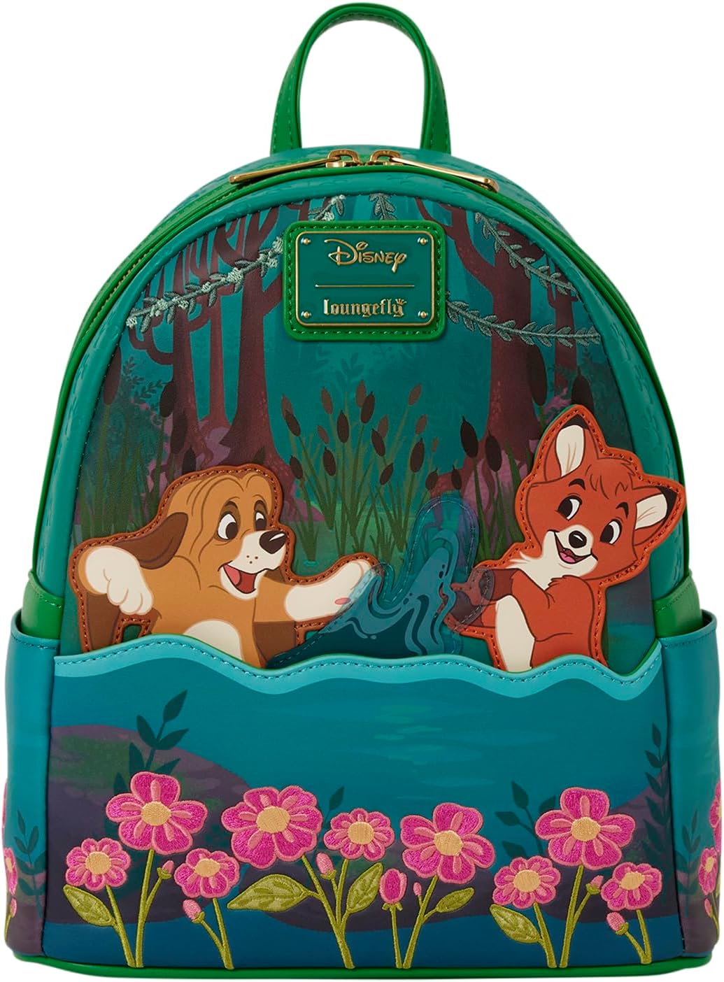 Loungefly Disney: The Fox and the Hound - Tod and Copper - Mini Backpack - Collectible Bags