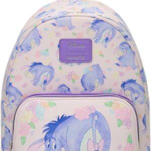 Loungefly Disney Winnie The Pooh Eeyore Floral Mini Backpack LIGHT PURPLE NONE