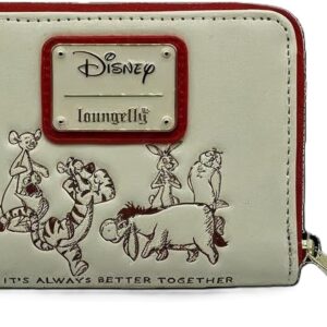 Loungefly Disney Winnie the Pooh and Friends Holiday Zip Around Wallet