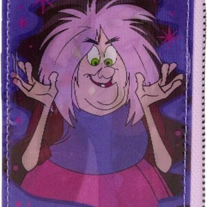 Loungefly Disney: The Sword in the Stone - Madam Mim - Lenticular Zip-Around Card Holder - 4 Card Slots - Collectible Wallets