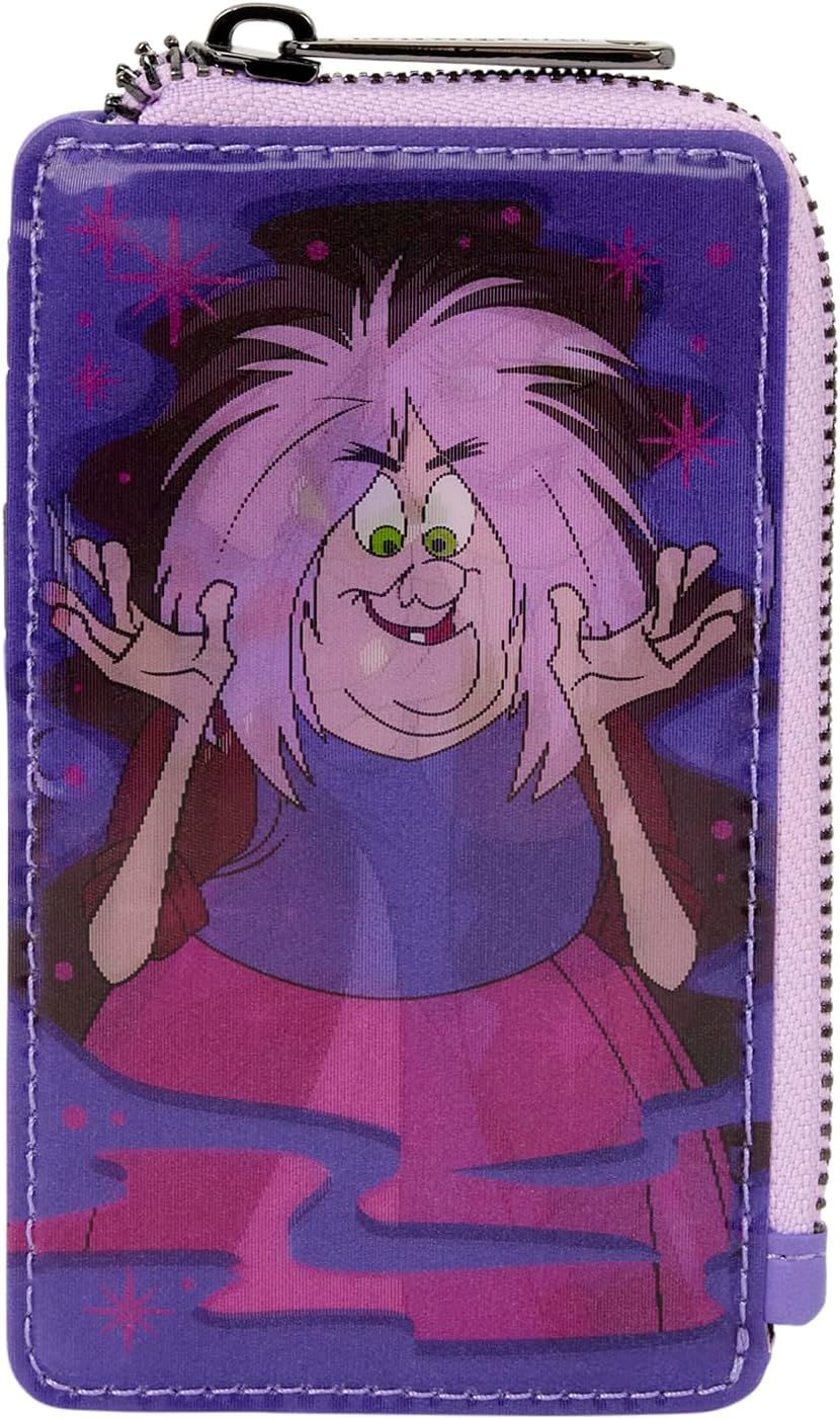 Loungefly Disney: The Sword in the Stone - Madam Mim - Lenticular Zip-Around Card Holder - 4 Card Slots - Collectible Wallets