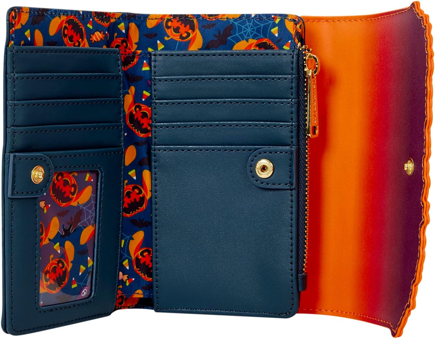 Loungefly Disney: Stitch - Halloween Candy - Bi-Fold Wallet - 7 Card Slots and 1 Clear ID Slot - Collectible Wallets - Image 4
