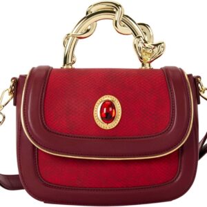 Loungefly Disney: Aladdin - Princess Jasmine - 3D Molded Cobra Top Handle - Crossbody Bag - Collectible Bags