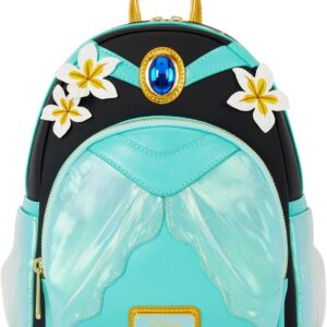 Loungefly Disney: Aladdin - Princess Jasmine - Cosplay Mini Backpack with Lamp Bag Charm - Collectible Bags
