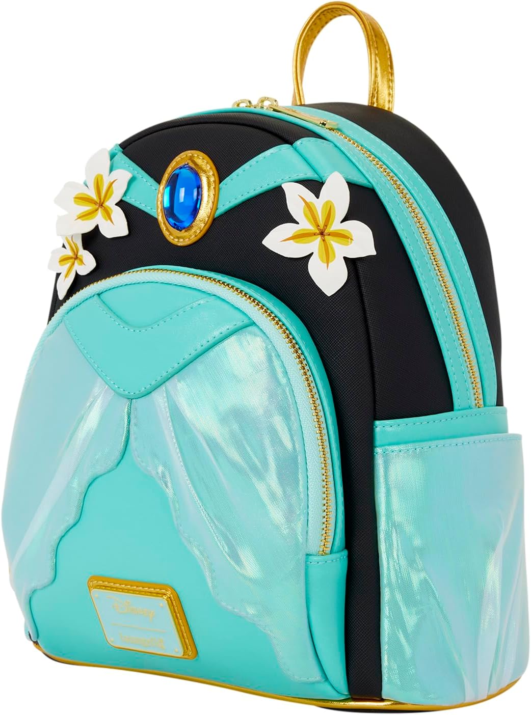 Loungefly Disney: Aladdin - Princess Jasmine - Mini Backpack with Lamp Bag Charm - Collectible Bags - Image 2