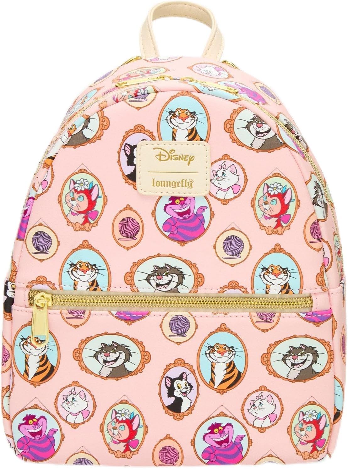 Loungefly Disney Cats Portrait Mini Backpack LIGHT PINK NONE