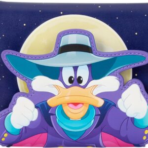 Loungefly Disney: Darkwing Duck - Glow-in-the-Dark - Wallet - 4 Card Slots and 1 Clear ID Slot - Collectible Wallets