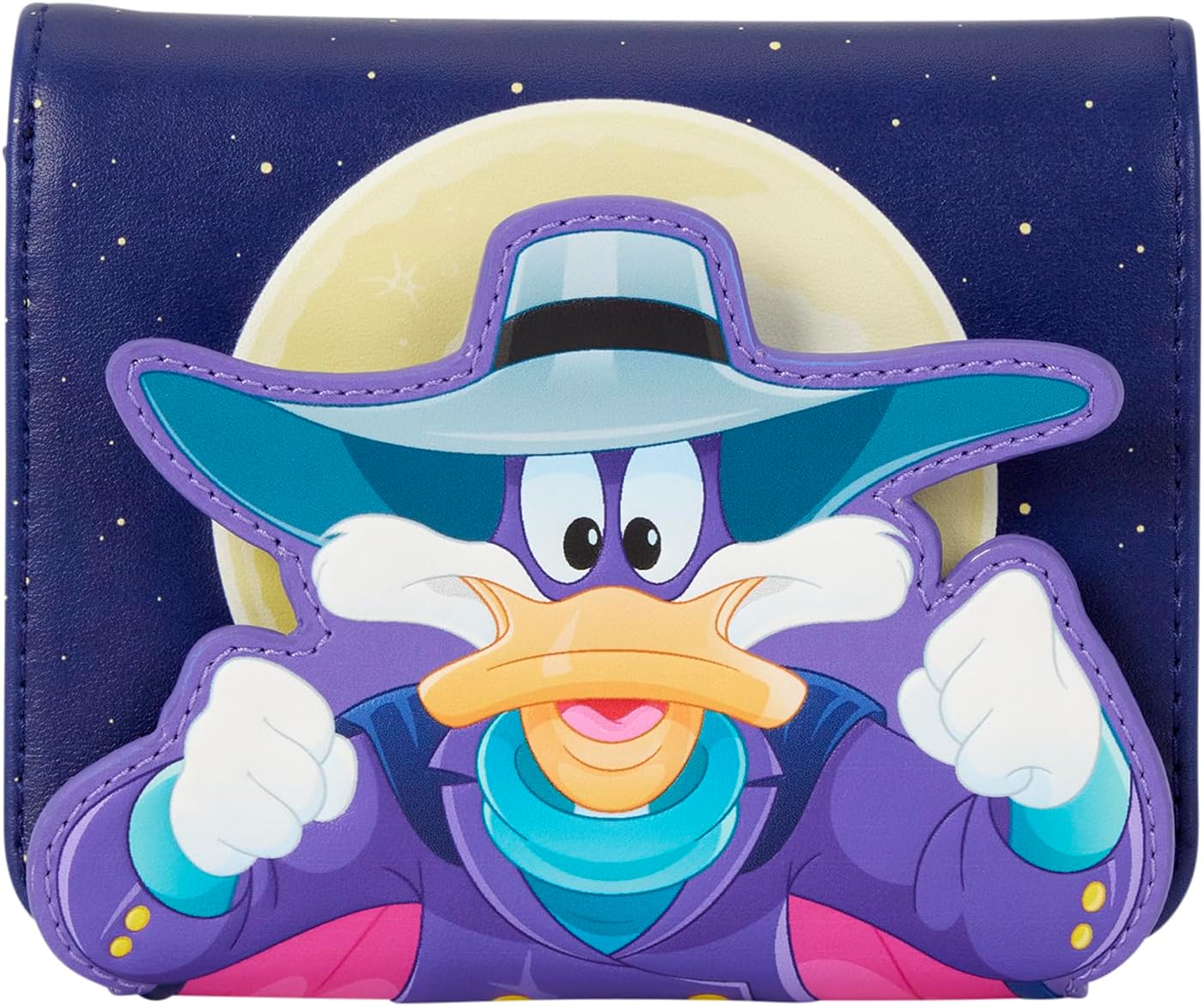 Loungefly Disney: Darkwing Duck - Glow-in-the-Dark - Wallet - 4 Card Slots and 1 Clear ID Slot - Collectible Wallets