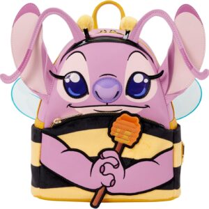Loungefly Disney: Lilo & Stitch - Angel - Bumblebee Costume - Cosplay Mini Backpack - Exclusive in-House Artwork - Collectible Bags