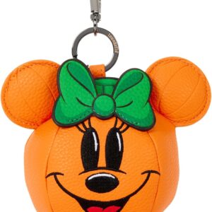 Loungefly Disney: Minnie Mouse - Pumpkin - Bag Charm - Exclusive in-House Artwork - Collectible Keychains