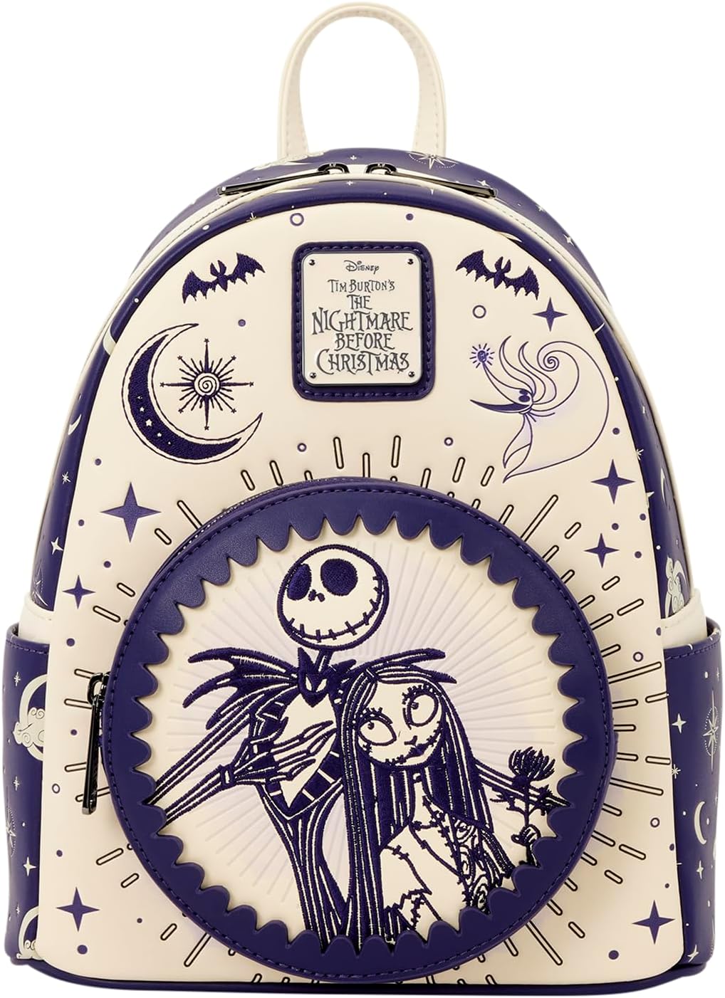 Loungefly Disney: Nightmare Before Christmas - Jack and Sally - Night Sky - Mini Backpack - Collectible Bags
