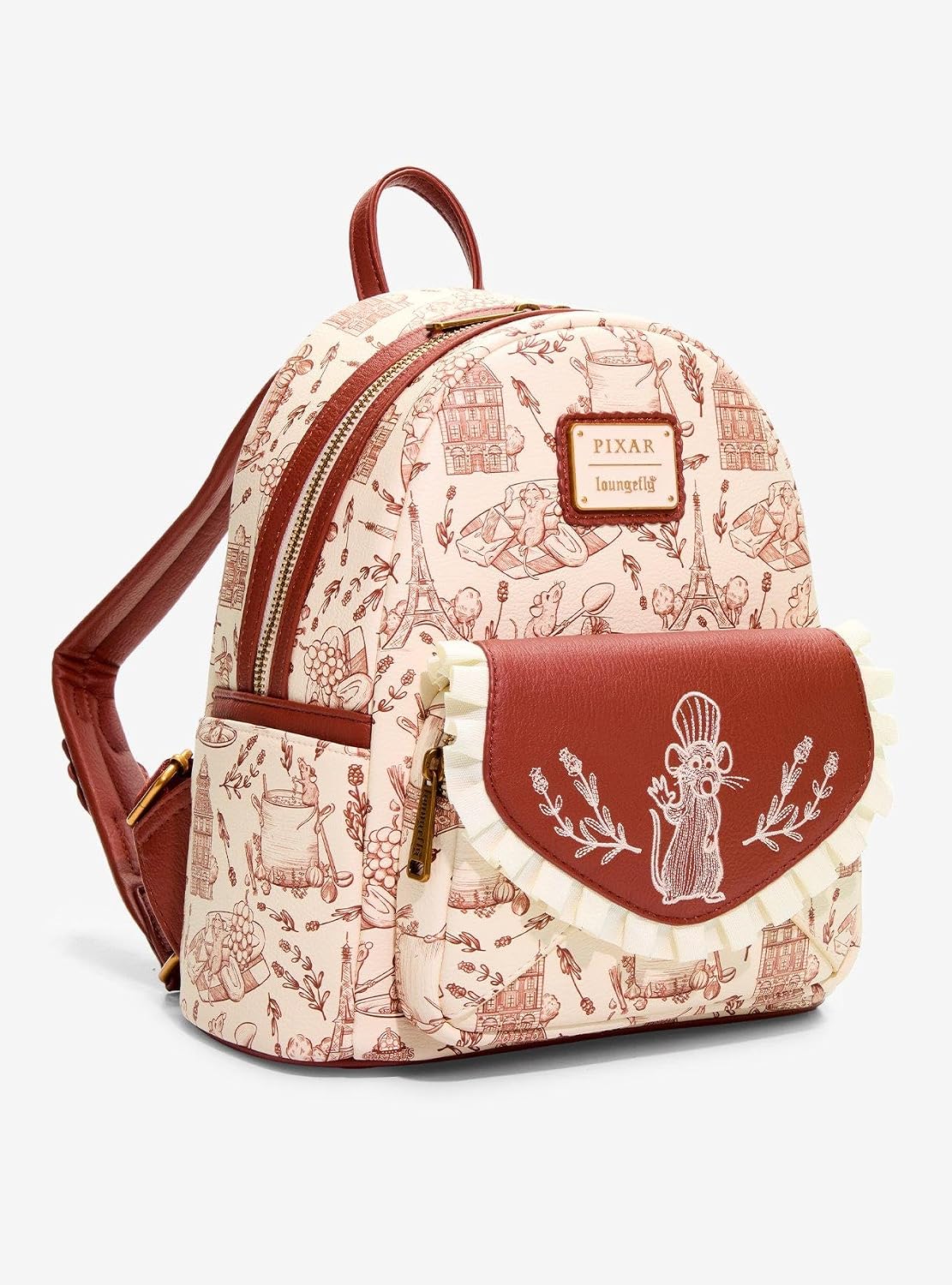 Loungefly Disney Pixar Ratatouille Scenic Allover Print Mini Backpack - BoxLunch Exclusive - Image 2