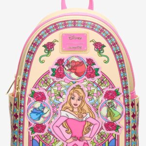 Loungefly Disney Sleeping Beauty Aurora Stained Glass Portrait Mini Backpack - BoxLunch Exclusive MULTI NONE