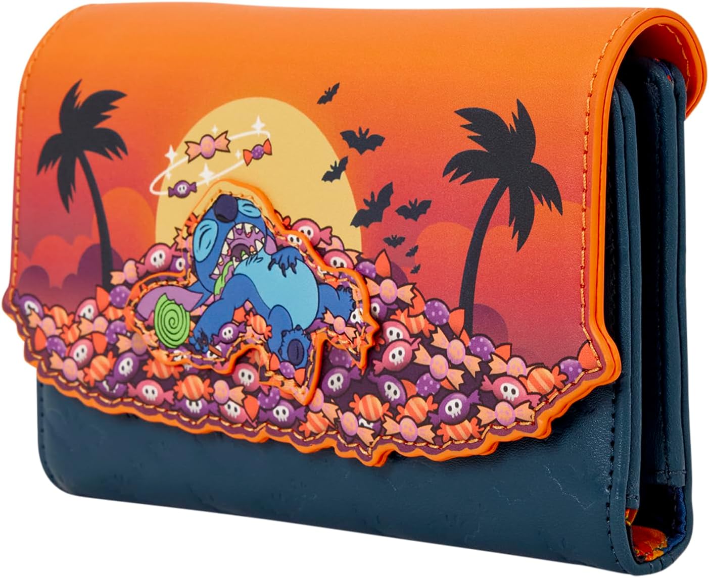 Loungefly Disney: Stitch - Halloween Candy - Bi-Fold Wallet - 7 Card Slots and 1 Clear ID Slot - Collectible Wallets - Image 2