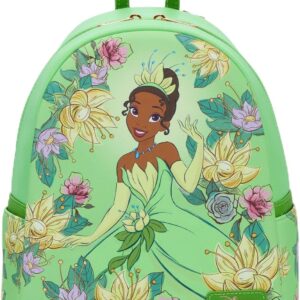Loungefly Disney The Princess And The Frog Tiana Floral Mini Backpack LIGHT GREEN NONE