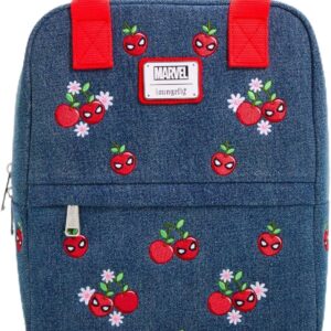 Loungefly Marvel Spider-Man Cherries Denim Mini Backpack - BoxLunch Exclusive MULTI NONE