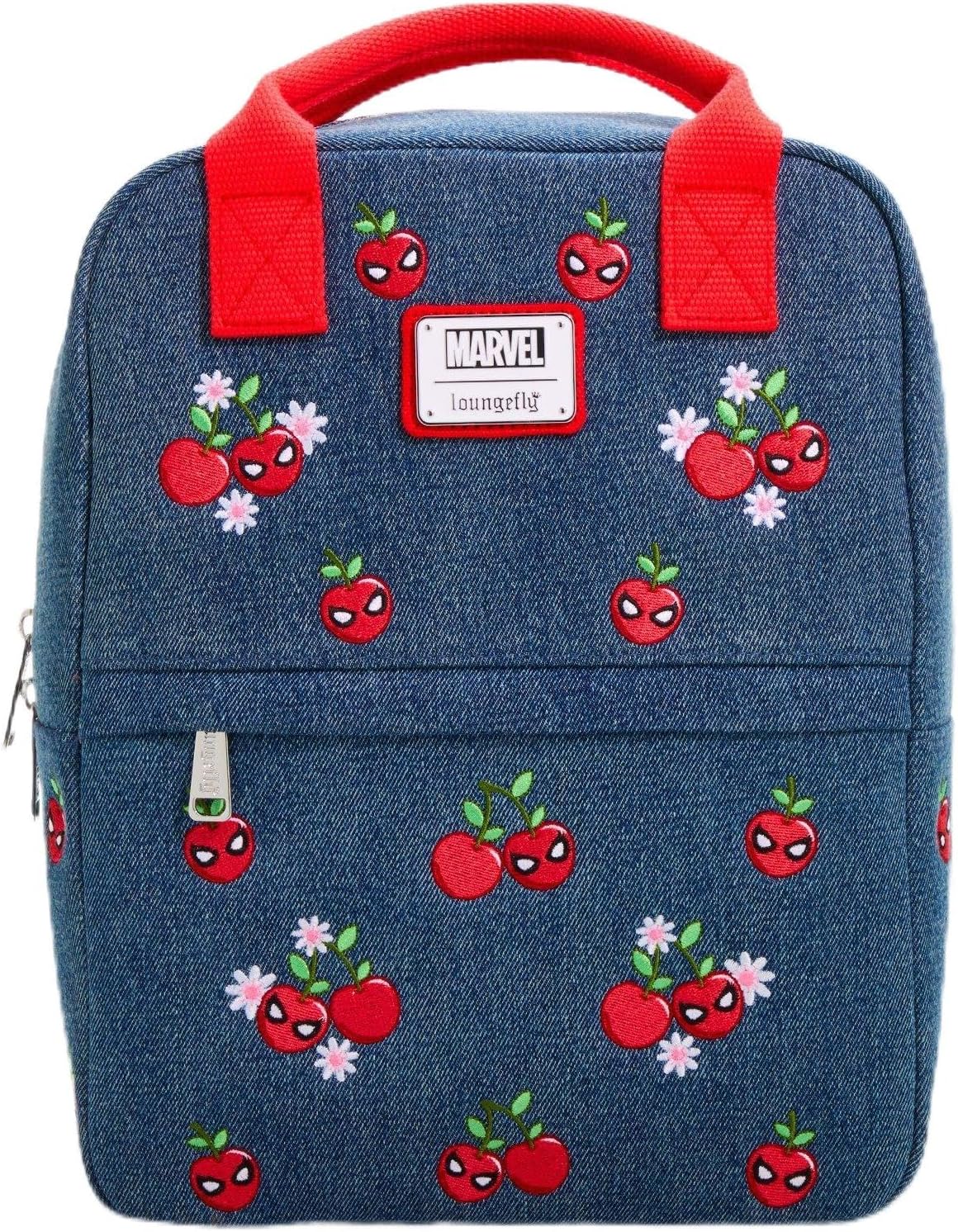 Loungefly Marvel Spider-Man Cherries Denim Mini Backpack - BoxLunch Exclusive MULTI NONE