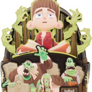Loungefly ParaNorman: Zombies - Glow-in-the-Dark - Mini Backpack - Exclusive in-House Artwork - Collectible Bags