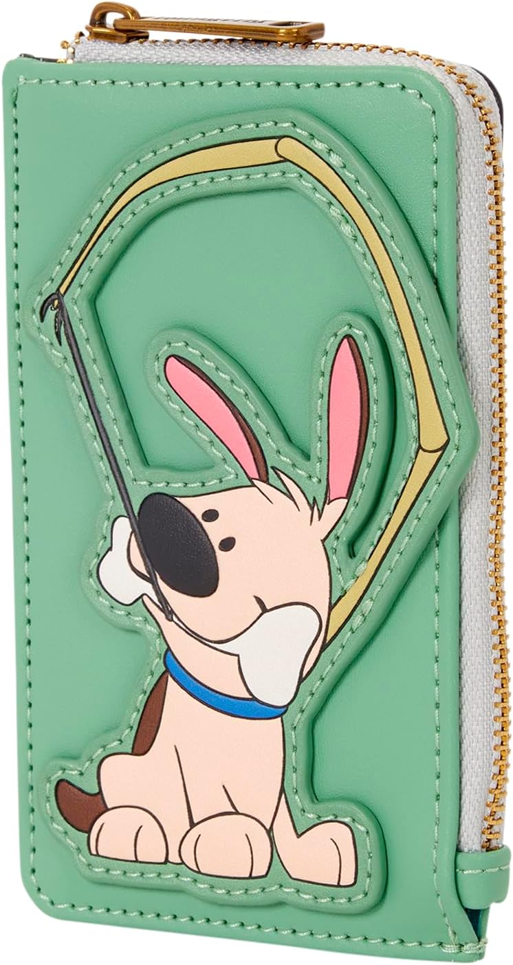 Loungefly Disney: Mulan - Little Brother with Bone - Card Holder - 4 Card Slots and Zippered Compartment - Image 2