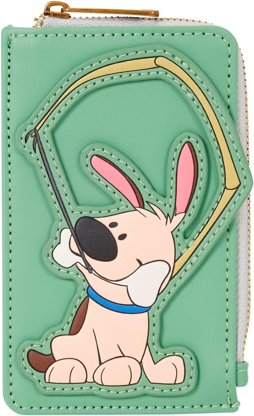 Loungefly Disney: Mulan - Little Brother with Bone - Card Holder - 4 Card Slots and Zippered Compartment