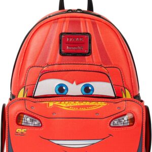 Loungefly Disney: Pixar - Cars - Lightning McQueen - Light-Up Mini Backpack - 20th Anniversary - Collectible Bags