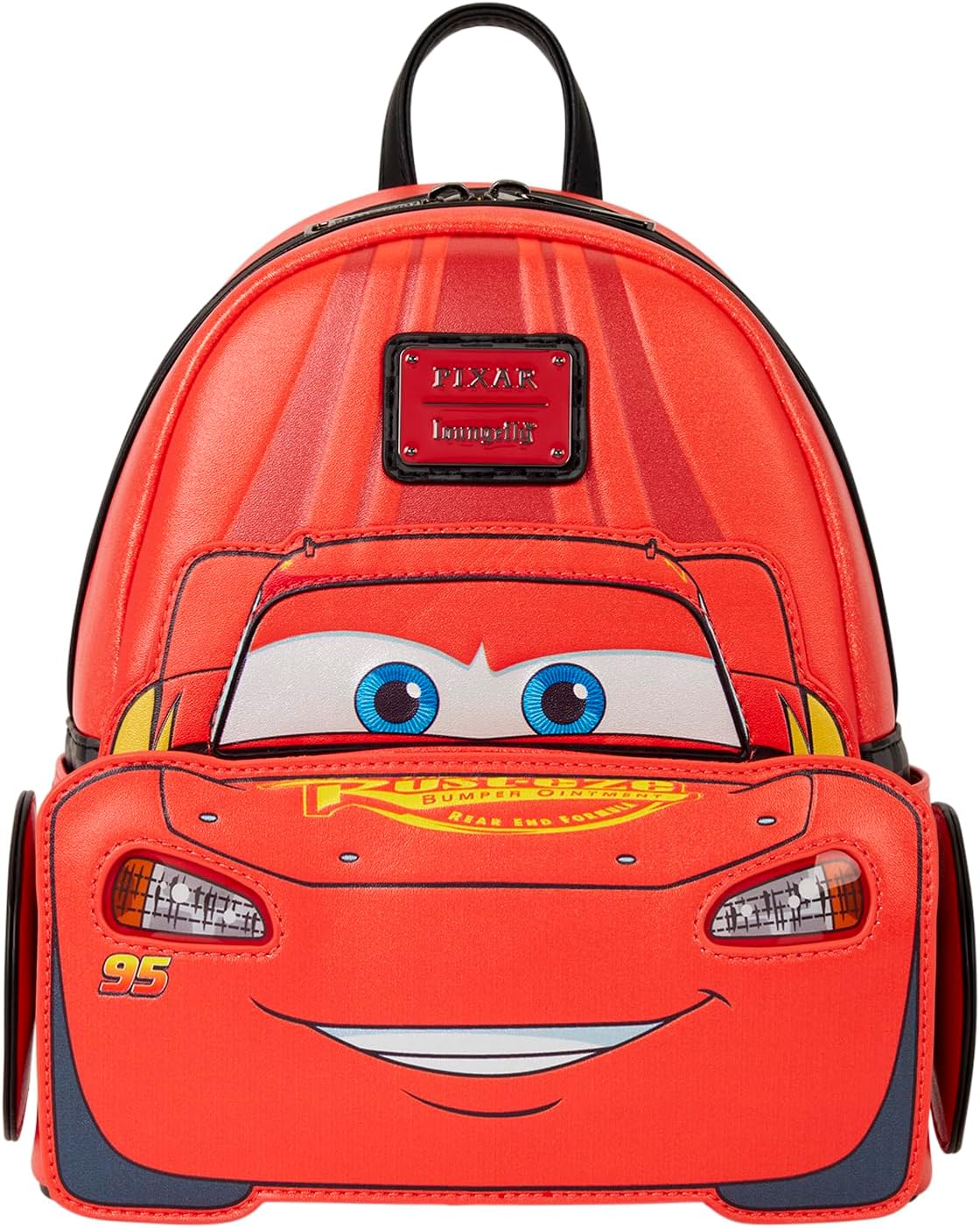 Loungefly Disney: Pixar - Cars - Lightning McQueen - Light-Up Mini Backpack - 20th Anniversary - Collectible Bags