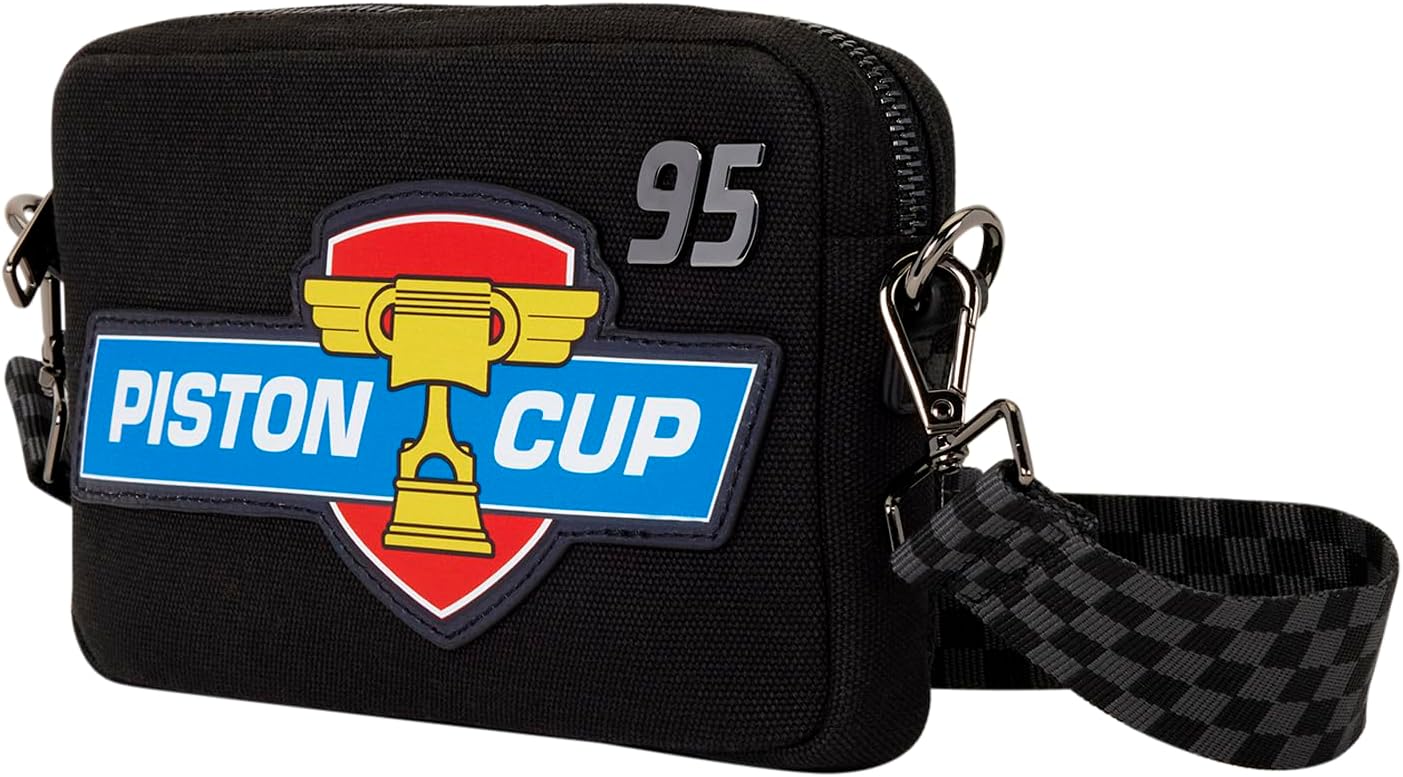 Loungefly Disney: Pixar - Cars - Lightning McQueen - Piston Cup - Sling Crossbody Bag with Charm - 20th Anniversary - Collectible Bags - Image 2